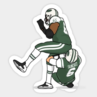 The butt fumble Sticker